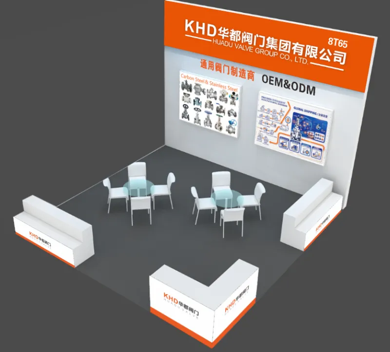 Kje srečati Huadu Valve Group (KHD) oktobra 2026? Mednarodni sejem ventilov Zhejiang, stojnica 8T65
